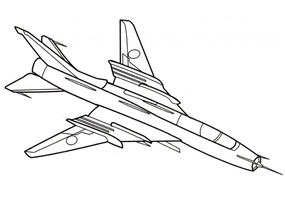 Su-22 Ausmalbild