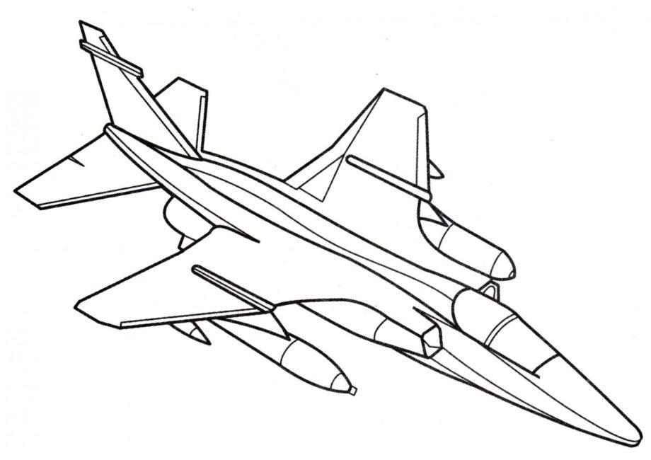 Multirole-Kämpfer Jaguar Ausmalbild