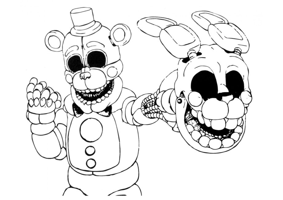 Funtime Freddy Ausmalbild