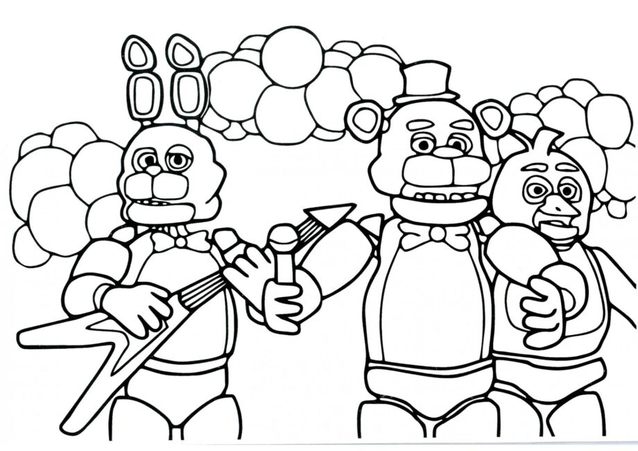 Rockstar Animatronics Ausmalbild