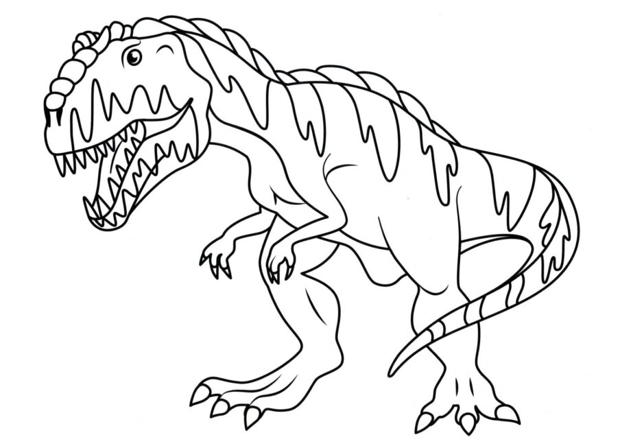 Ausmalbild von Giganotosaurus